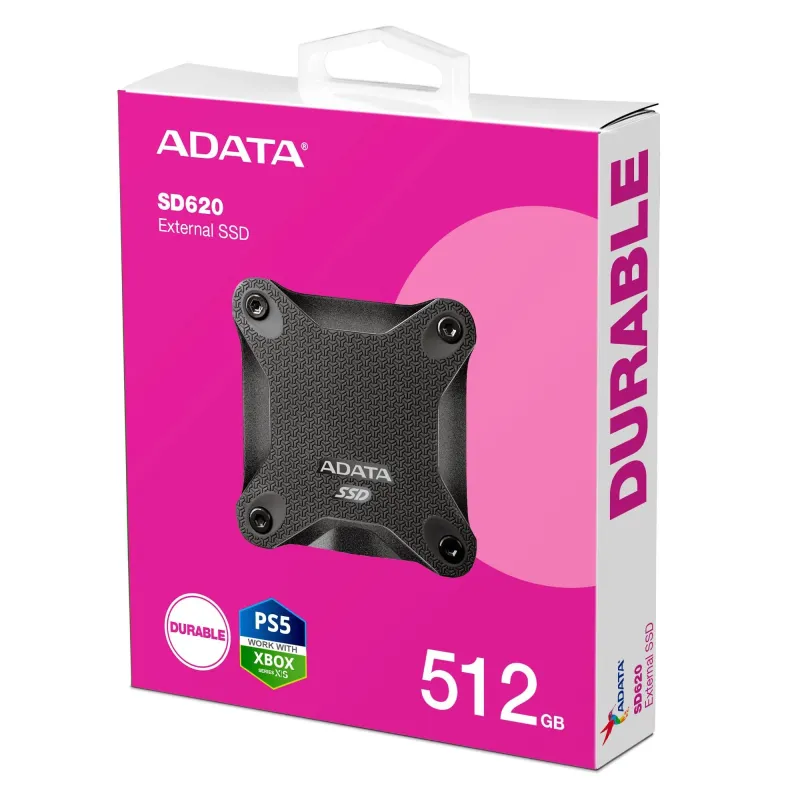 ADATA - External SSD - SD620 - 512 GB - Solid-state drive interface USB 3.2 Gen 2
