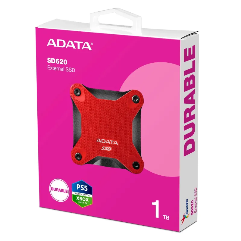 External SSD-ADATA-SD620-1TB-USB 3.2-Write speed 460 MBytes-sec-Read speed 520 MBytes-sec-SD620-1TCRD