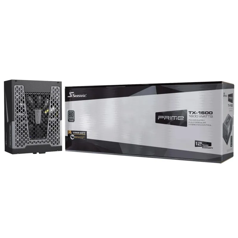 Power Supply-SEASONIC-PRIME TX ATX 3.0-1600 Watts-Efficiency 80 PLUS TITANIUM-MTBF 100000 hours-PRIME-TX-1600-ATX30