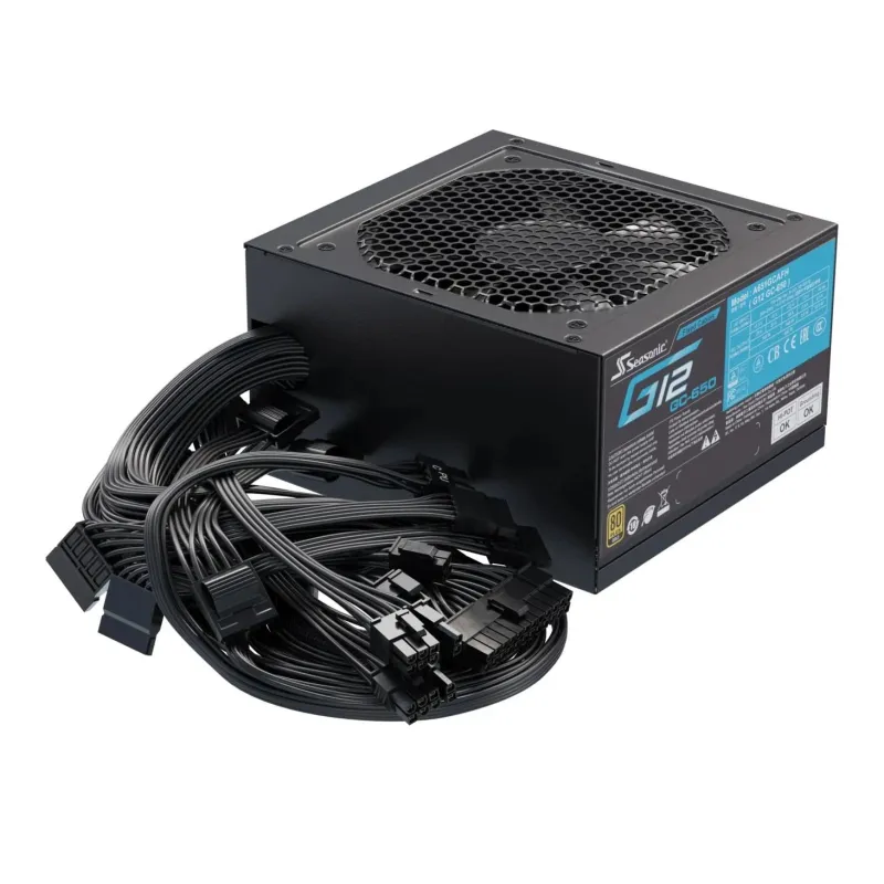 Power Supply-SEASONIC-ATX-PC-100 - 240 V-650 W-G12GC-650