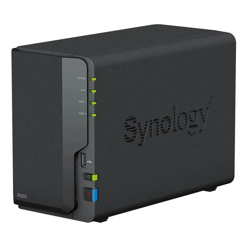 Nas storage tower 2bay-no hdd usb3.2 ds223 synology
