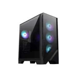 Case-MSI-MAG FORGE 321R AIRFLOW-MidiTower-Case product features Transparent panel-ATX-MicroATX-MiniITX-Colour