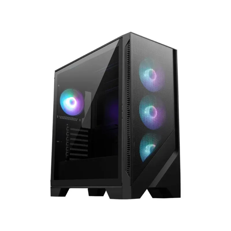 Case-MSI-MAG FORGE 321R AIRFLOW-MidiTower-Case product features Transparent panel-ATX-MicroATX-MiniITX-Colour