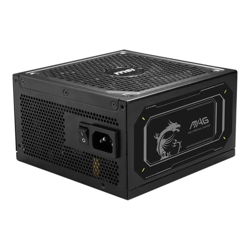 Power Supply-MSI-MAG A1000GL PCIE5 II-ATX 3.1-1000 Watts-Efficiency 80 PLUS GOLD-PFC Active-MAGA1000GLPCIE5II