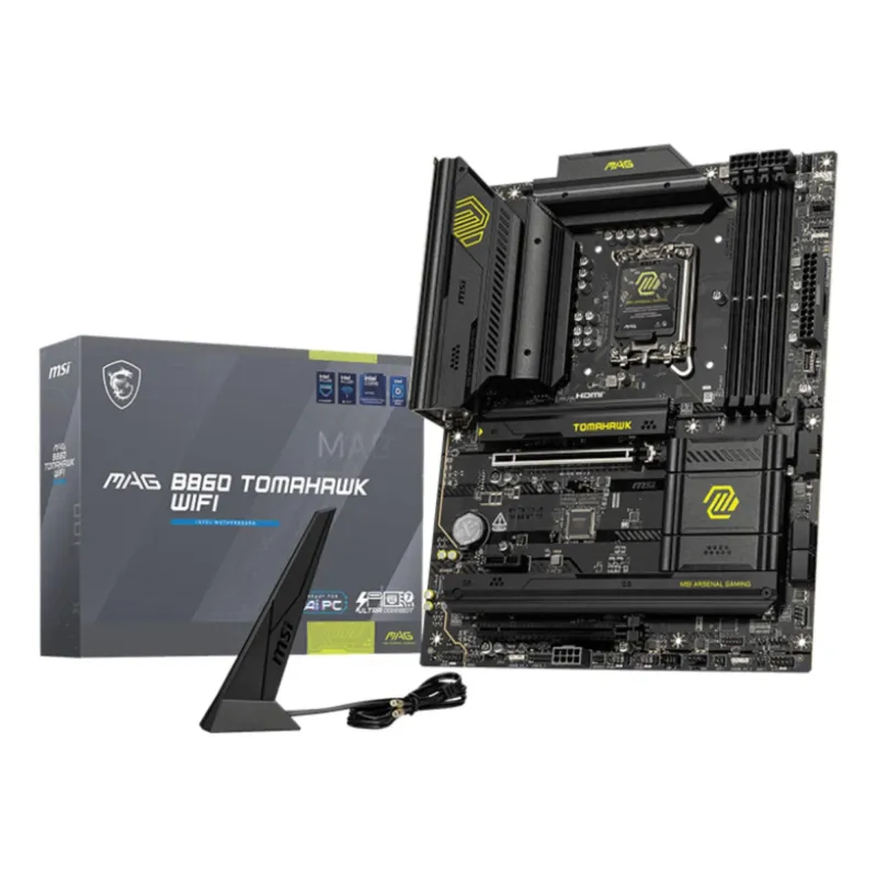 Mainboard-MSI-Intel B860 Express-LGA1851-ATX-Memory DDR5-Memory slots 4-1xPCI-Express 4.0 1x-1xPCI-Express 4.0 4x -1xPCI-Express