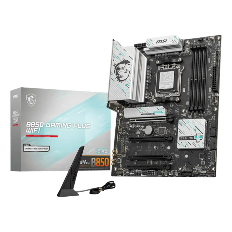 Mainboard-MSI-AMD B850-SAM5-ATX-Memory DDR5-Memory slots 4-4xPCI-Express