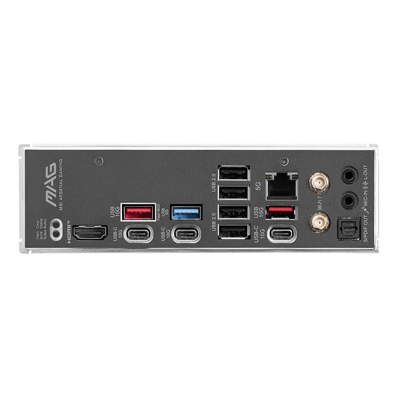 Mainboard-MSI-AMD B850-SAM5-ATX-Memory DDR5-Memory slots 4-3xPCI-Express 16x-4xM.2-1xHDMI-1xAudio-In-1xAudio-Out-4xUSB 2.0-1xUSB