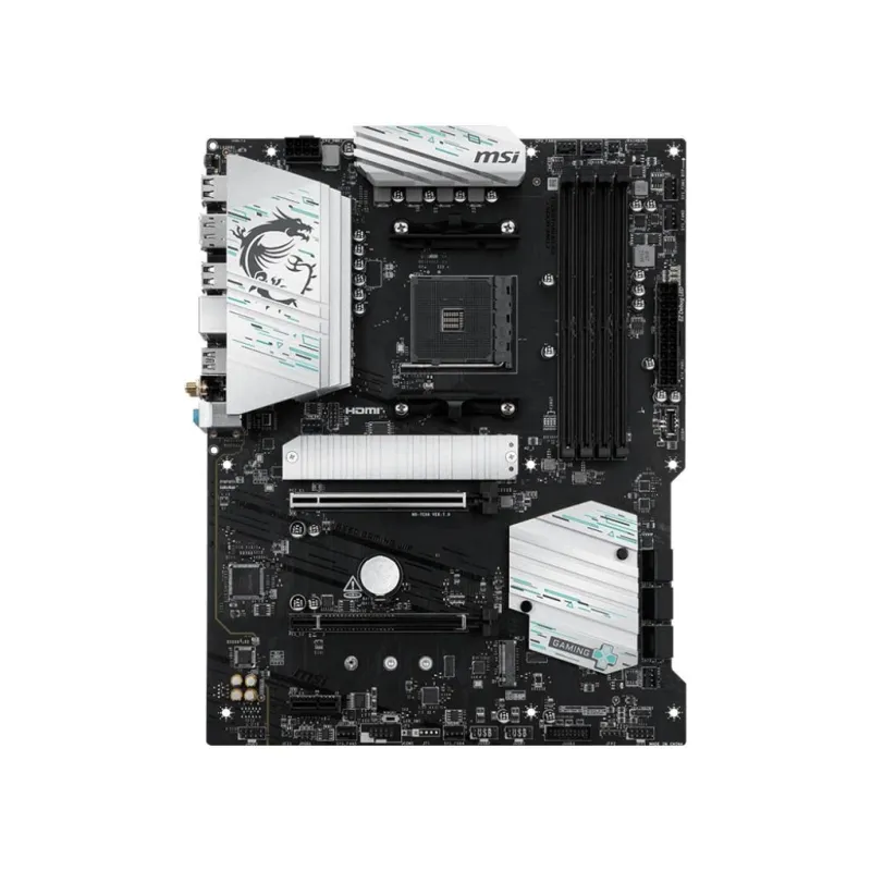 Mainboard-MSI-AMD B550-Socket AM4-ATX-RAM DDR4-SDRAM-4xSlots-Wi-Fi Yes-Bluetooth Yes-2xNumber of M.2 ,M, slots-B550GAMINGWIFI