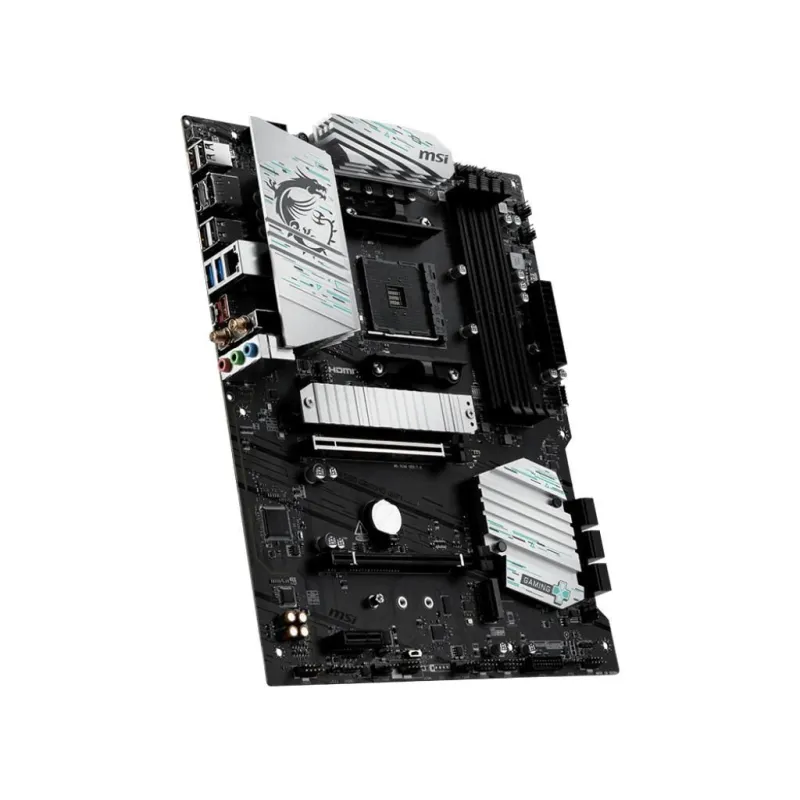 Mainboard-MSI-AMD B550-Socket AM4-ATX-RAM DDR4-SDRAM-4xSlots-Wi-Fi Yes-Bluetooth Yes-2xNumber of M.2 ,M, slots-B550GAMINGWIFI