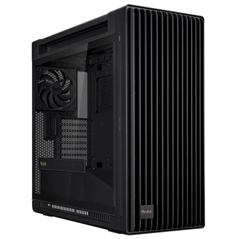 Case-ASUS-PA602-MidiTower-Case product features Transparent panel-Not included-ATX-EATX-MicroATX-MiniDTX-MiniITX-Colour