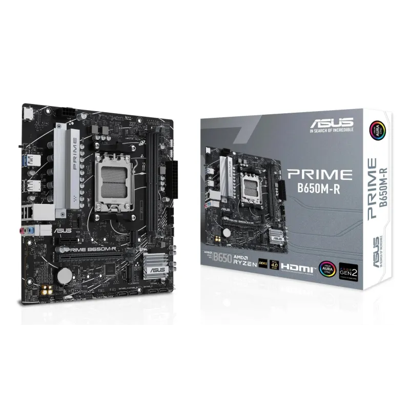 Mainboard-ASUS-AMD B650-SAM5-Micro-ATX-Memory DDR5-Memory slots 2-1xPCI-Express 4.0 1x-2xPCI-Express 4.0 16x-2xM.2-1xHDMI-4xUSB