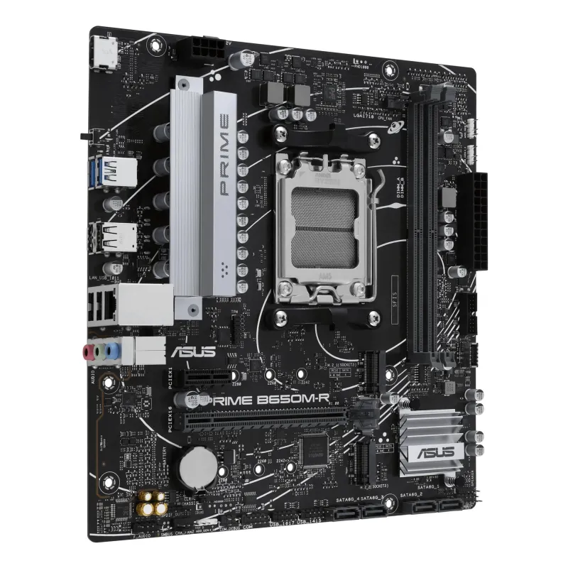 Mainboard-ASUS-AMD B650-SAM5-Micro-ATX-Memory DDR5-Memory slots 2-1xPCI-Express 4.0 1x-2xPCI-Express 4.0 16x-2xM.2-1xHDMI-4xUSB