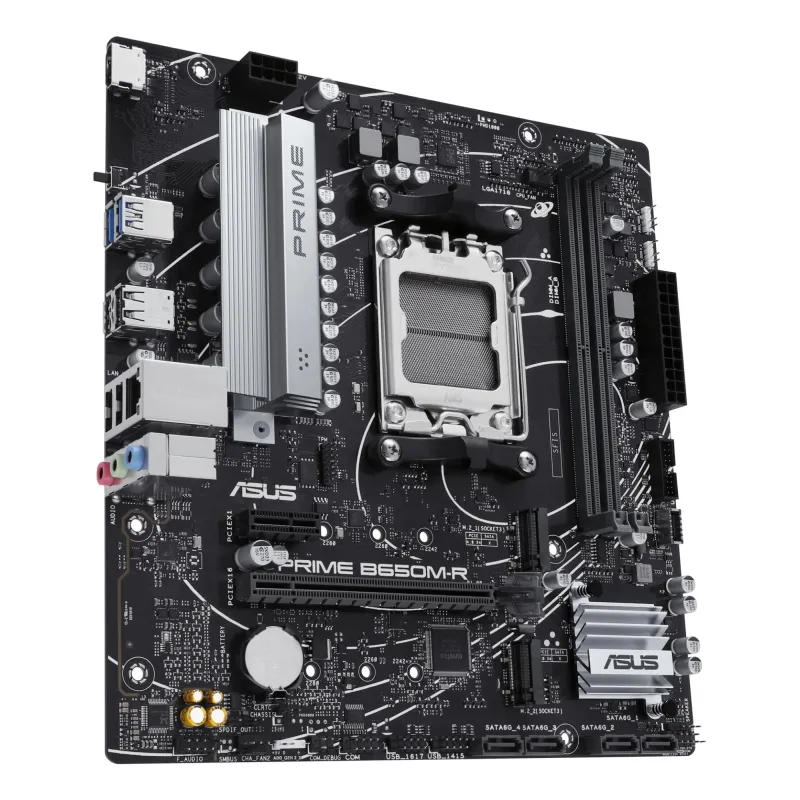 Mainboard-ASUS-AMD B650-SAM5-Micro-ATX-Memory DDR5-Memory slots 2-1xPCI-Express 4.0 1x-2xPCI-Express 4.0 16x-2xM.2-1xHDMI-4xUSB