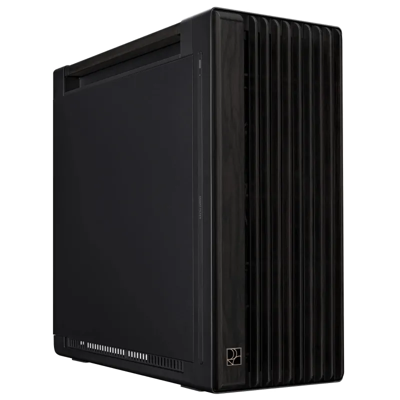 Case-ASUS-ProArt PA602 Wood Edition - Metal Panel-MidiTower-Case product features Fan control panel-Not included-Colour