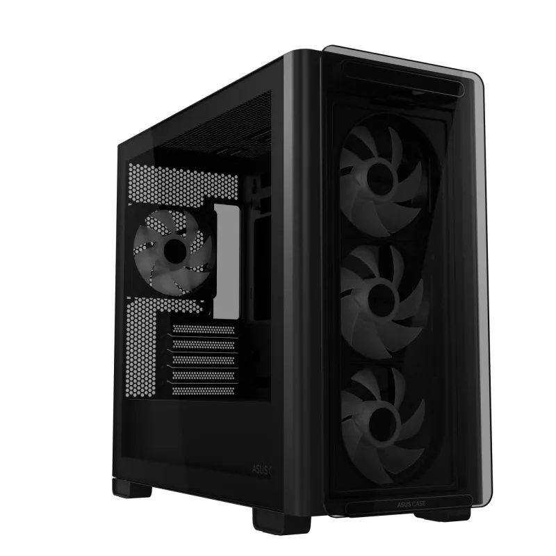 Case-ASUS-A23 PLUS-MidiTower-Case product features Transparent panel-MicroATX-MiniITX-Colour Black-A23PLUSTG-ARGBBLACK