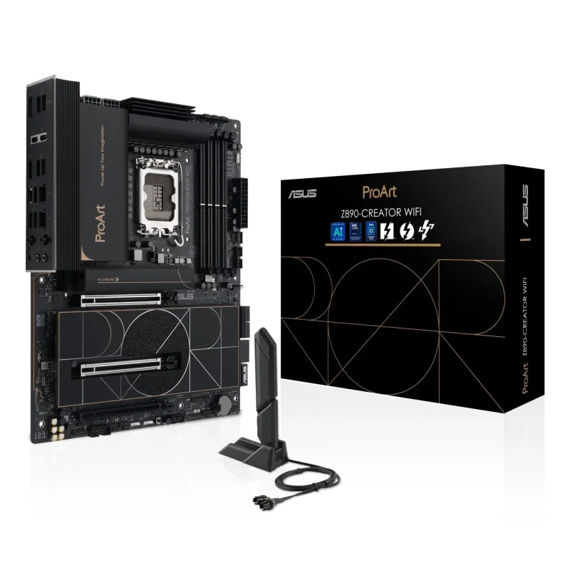 Mainboard-ASUS-Intel Z890-LGA1851-ATX-Memory DDR5-Memory slots 4-1xPCI-Express 4.0 16x-2xPCI-Express 5.0