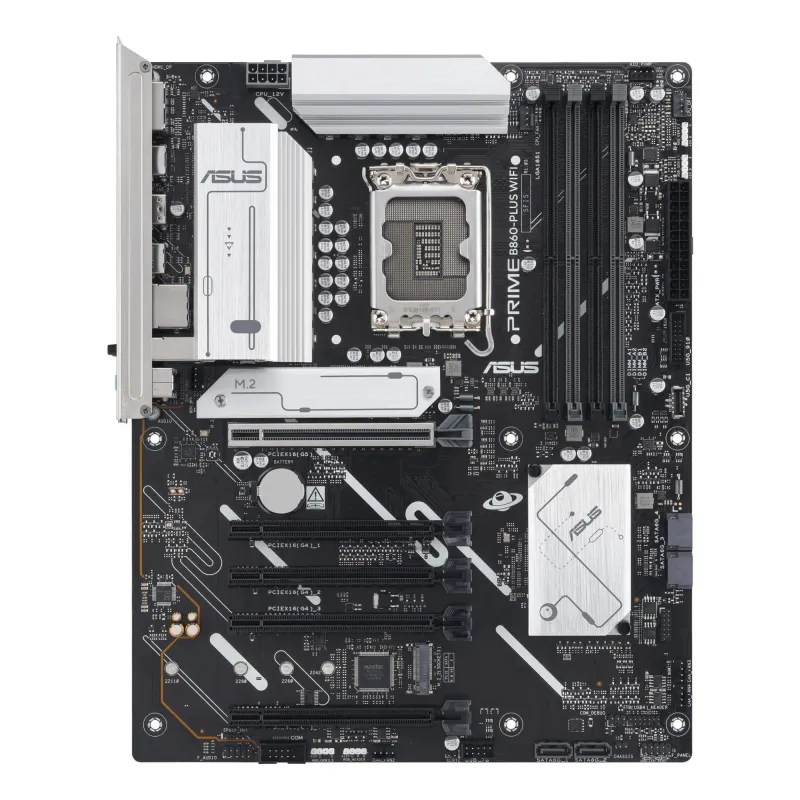 Mainboard-ASUS-Intel B860 Express-LGA1851-ATX-Memory DDR5-Memory slots 4-PRIMEB860-PLUSWIFI