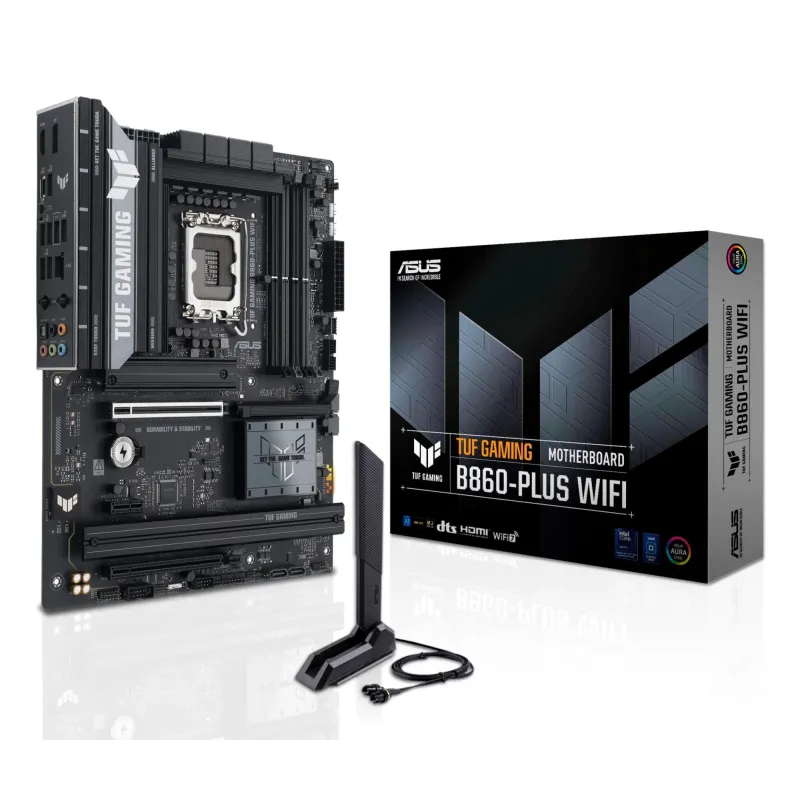 Mainboard-ASUS-Intel B860 Express-LGA1851-ATX-Memory DDR5-Memory slots 4-1xPCI-Express 4.0 1x-1xPCI-Express 4.0