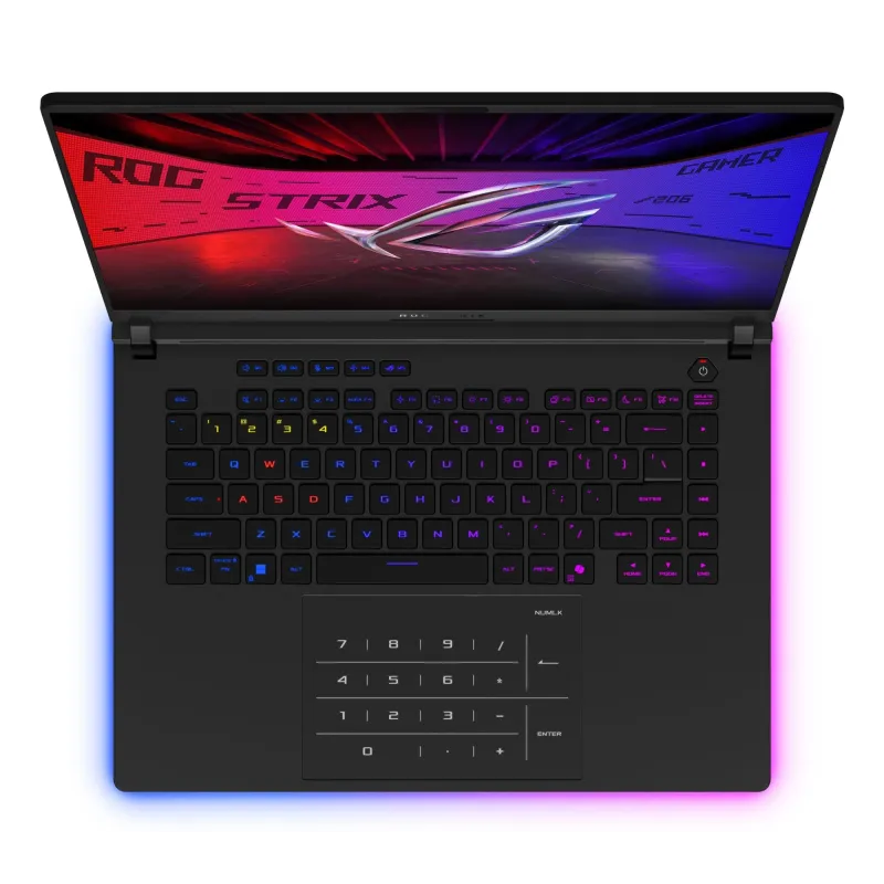 Notebook-ASUS-ROG Strix-SCAR 16 ,2025,-G635LX-RW042W-CPU Core Ultra-U9-275HX-2700 MHz-16-2560x1600-RAM 64GB-DDR5-5600 MHz-SSD