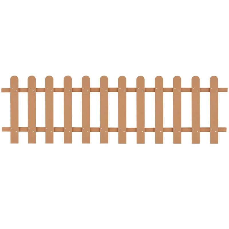 vidaXL mietu žogs, WPC, 200x60 cm