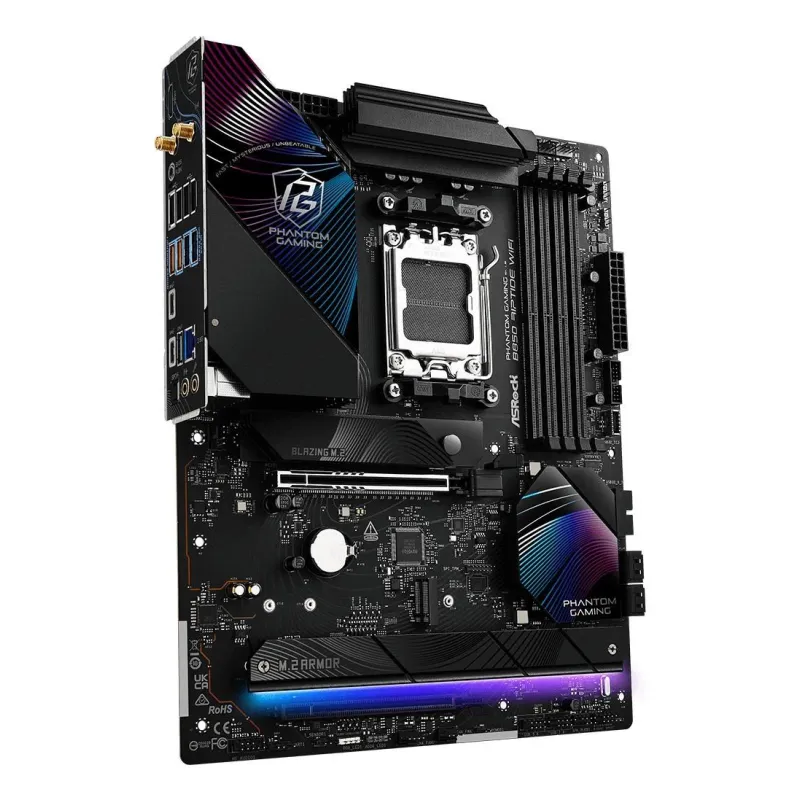 Mainboard-ASROCK-AMD B850-SAM5-ATX-Memory DDR5-Memory slots 4-1xPCI-Express 4.0 16x-1xPCI-Express 5.0