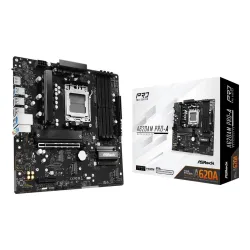 Mainboard-ASROCK-AMD A620-Socket AM5-micro ATX-RAM DDR5-SDRAM-4xSlots-On-board graphics card Yes-3xNumber of M.2 ,M,