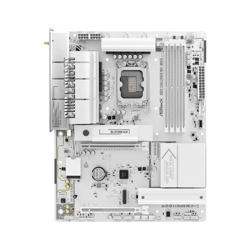 Mainboard-ASROCK-Intel B860-LGA 1851 ,Socket V1,-ATX-RAM DDR5-SDRAM-4xSlots-Wi-Fi Yes-Bluetooth Yes-1xNumber of M.2 ,M,