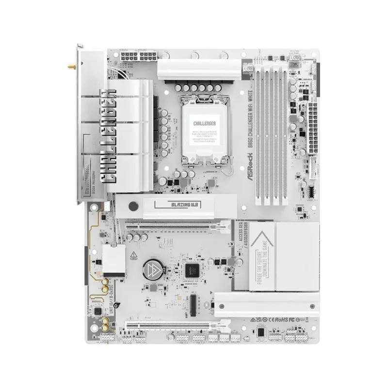 Mainboard-ASROCK-Intel B860-LGA 1851 ,Socket V1,-ATX-RAM DDR5-SDRAM-4xSlots-Wi-Fi Yes-Bluetooth Yes-1xNumber of M.2 ,M,
