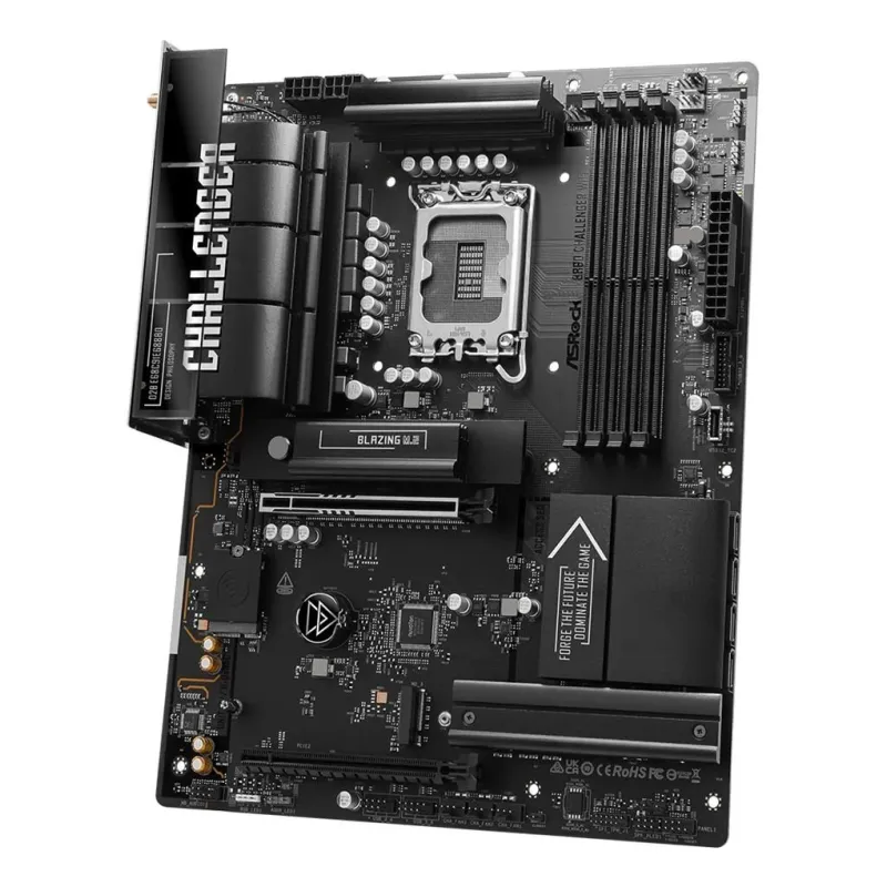 Mainboard-ASROCK-Intel B860-LGA 1851 ,Socket V1,-ATX-RAM DDR5-SDRAM-4xSlots-Wi-Fi Yes-Bluetooth Yes-1xNumber of M.2 ,M,