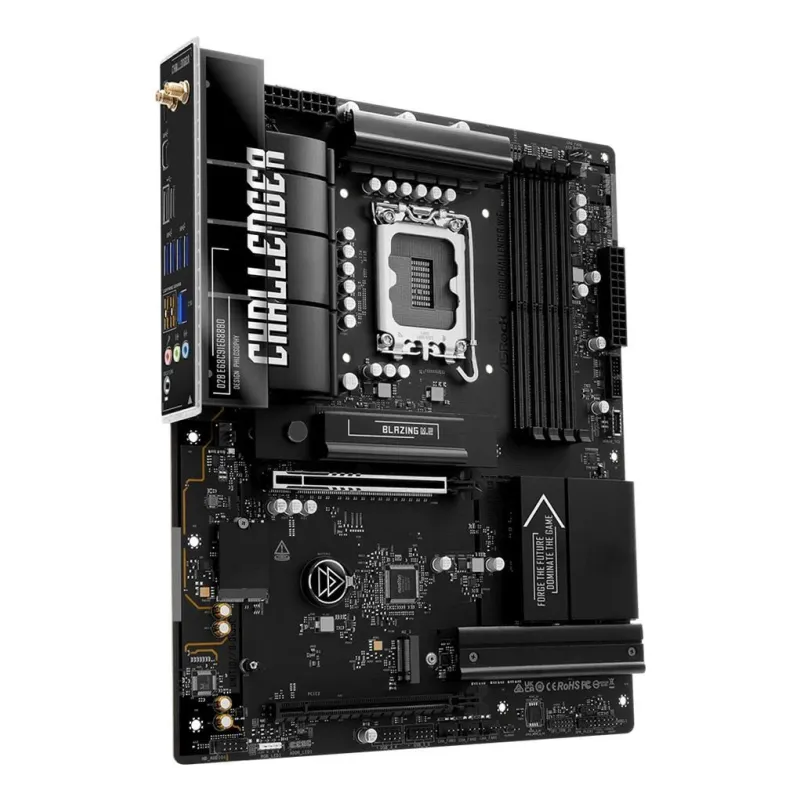 Mainboard-ASROCK-Intel B860-LGA 1851 ,Socket V1,-ATX-RAM DDR5-SDRAM-4xSlots-Wi-Fi Yes-Bluetooth Yes-1xNumber of M.2 ,M,