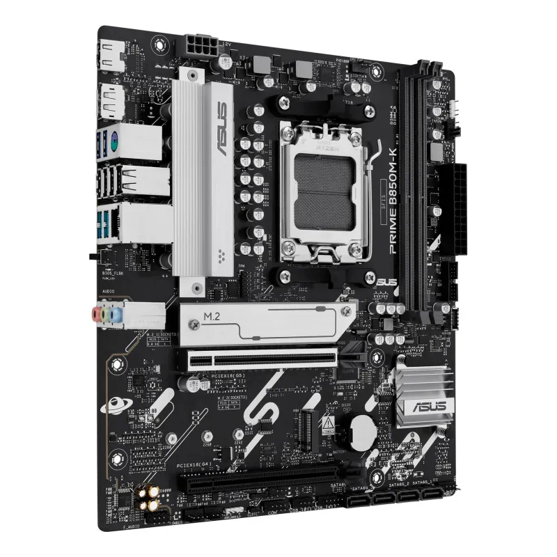 Mainboard-ASUS-AMD B850-SAM5-Micro-ATX-Memory DDR5-Memory slots 2-1xPCI-Express 4.0 16x-1xPCI-Express 5.0