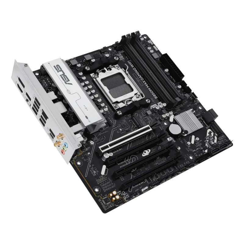 Mainboard-ASUS-AMD B850-SAM5-Micro-ATX-Memory DDR5-Memory slots 4-3xPCI-Express 4.0 16x-1xPCI-Express 5.0