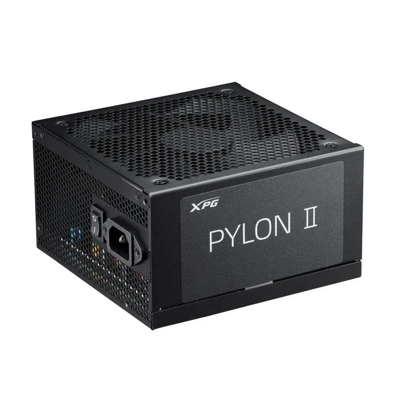 Power Supply-ADATA-XPG PYLON II-ATX 3.1-750 Watts-Efficiency 80 PLUS BRONZE-MTBF 100000 hours-PYLON750IIB-BKCEU