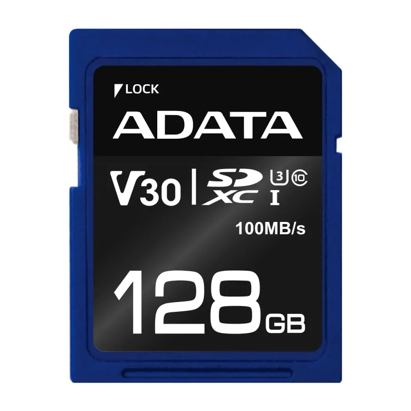 Memory sdxc 128gb v30-asdx128gui3v30s-r adata