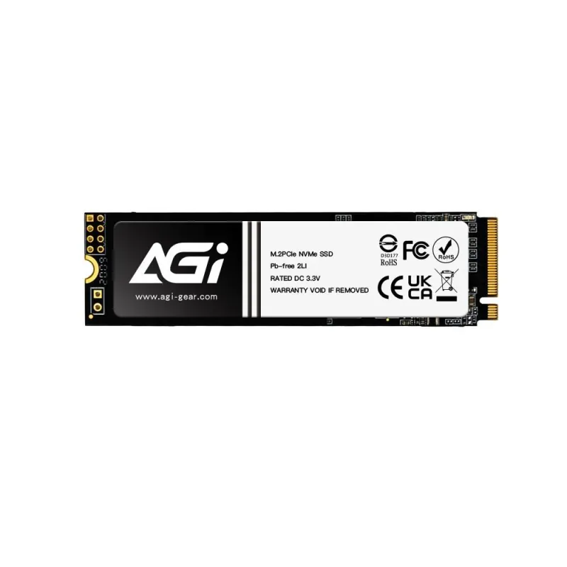 SSD-AGI-300xTBW rating-MTBF 1600000 h-Read speed 3000 MB-s-Write speed 1400 MB-s-NVMe Yes-PCI Express 3.0-M.2-512