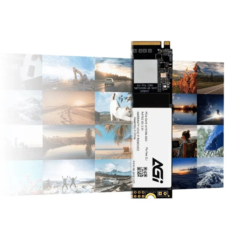 SSD-AGI-300xTBW rating-MTBF 1600000 h-Read speed 3000 MB-s-Write speed 1400 MB-s-NVMe Yes-PCI Express 3.0-M.2-512