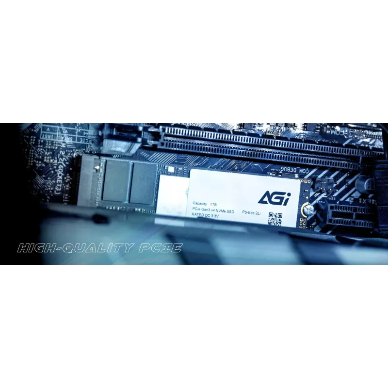 SSD-AGI-300xTBW rating-MTBF 1600000 h-Read speed 3000 MB-s-Write speed 1400 MB-s-NVMe Yes-PCI Express 3.0-M.2-512