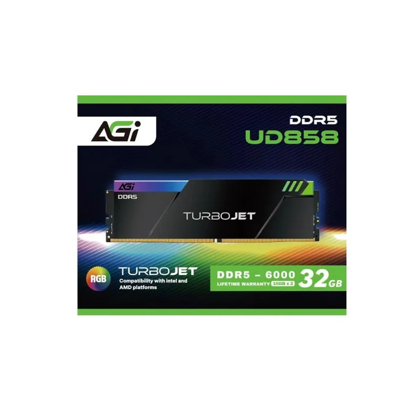 Memory dimm 32gb ddr5-6000-kit2 agi6apc16ud858-dc agi