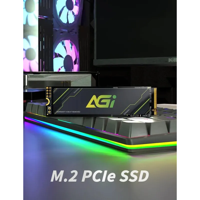 SSD-AGI-600xTBW rating-MTBF 1600000 h-Read speed 4700 MB-s-Write speed 2800 MB-s-NVMe Yes-PCI Express 4.0-M.2-1000