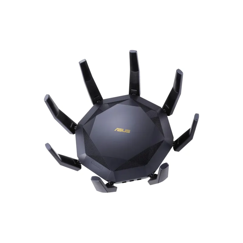Wireless Router-ASUS-6000 Mbps-Mesh-Wi-Fi 6-USB 3.1-9x10-100-1000M-1x10GbE-1xSPF+-Number of antennas 8-RT-AX89X