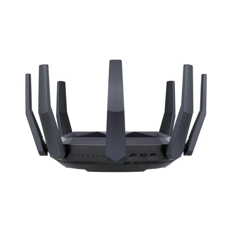Wireless Router-ASUS-6000 Mbps-Mesh-Wi-Fi 6-USB 3.1-9x10-100-1000M-1x10GbE-1xSPF+-Number of antennas 8-RT-AX89X