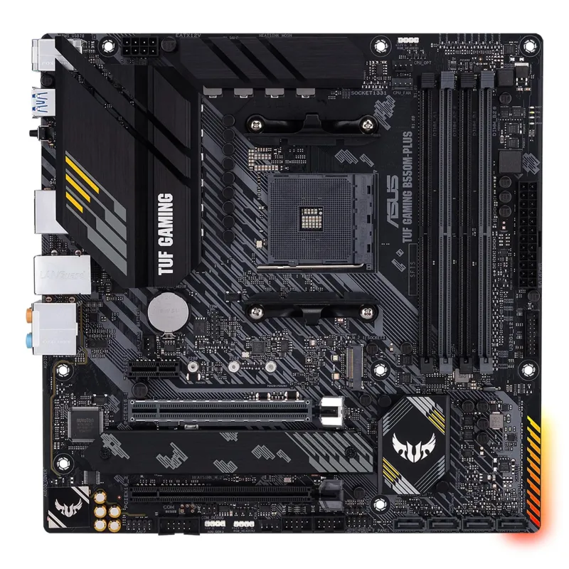 Mainboard-ASUS-AMD B550-SAM4-MicroATX-1xPCI-Express 3.0 1x-1xPCI-Express 3.0 16x-2xM.2-1xPCI-Express 4.0 16x-Memory DDR4-Memory