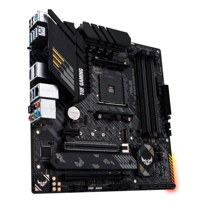 Mainboard-ASUS-AMD B550-SAM4-MicroATX-1xPCI-Express 3.0 1x-1xPCI-Express 3.0 16x-2xM.2-1xPCI-Express 4.0 16x-Memory DDR4-Memory