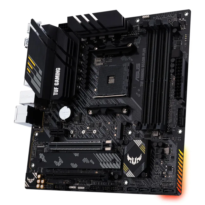 Mainboard-ASUS-AMD B550-SAM4-MicroATX-1xPCI-Express 3.0 1x-1xPCI-Express 3.0 16x-2xM.2-1xPCI-Express 4.0 16x-Memory DDR4-Memory