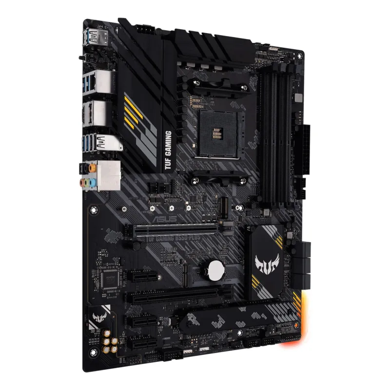 Mainboard-ASUS-AMD B550-SAM4-ATX-3xPCI-Express 3.0 1x-1xPCI-Express 3.0 16x-2xM.2-1xPCI-Express 4.0 16x-Memory DDR4-Memory slots