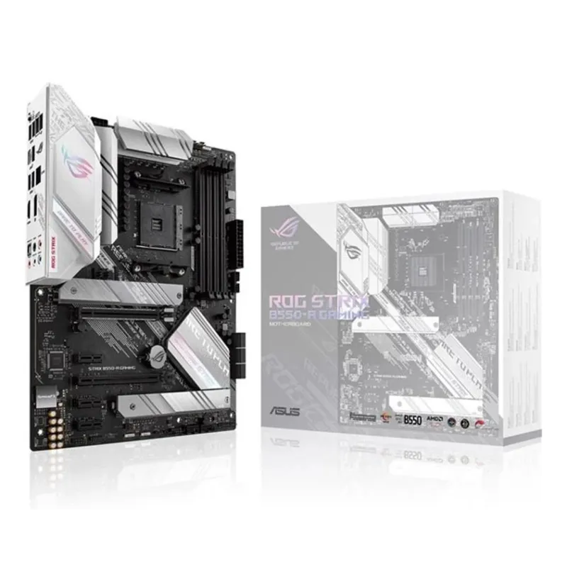 Mainboard-ASUS-AMD B550-SAM4-ATX-3xPCI-Express 3.0 1x-1xPCI-Express 3.0 4x-1xPCI-Express 4.0 16x-2xM.2-Memory DDR4-Memory slots
