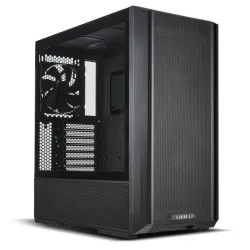Case-LIAN LI-LANCOOL 216X BLACK-MidiTower-Case product features Transparent panel-ATX-EATX-MicroATX-MiniITX-Colour