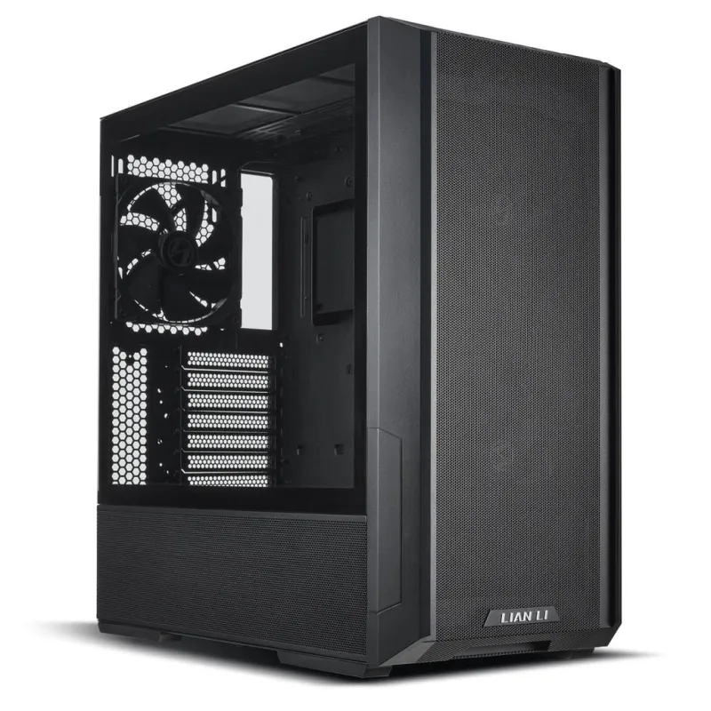 Case-LIAN LI-LANCOOL 216X BLACK-MidiTower-Case product features Transparent panel-ATX-EATX-MicroATX-MiniITX-Colour