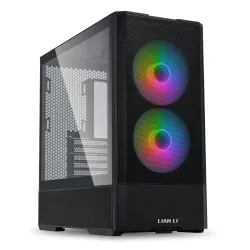 Case-LIAN LI-LANCOOL 207-MidiTower-Case product features Transparent panel-Not included-ATX-MicroATX-MiniITX-Colour
