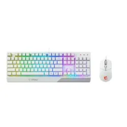Keyboard +mouse-vigor gk30 combo white us msi
